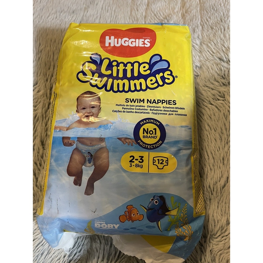 Huggies Little Swimmers Swim Nappies Disposable Diapers Size 2-3 (7-18lbs)